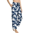 thumbnail image 1 of Picia Shark Womens Soft Woven Cotton Elastic Waistband Sleep Pajama Pant Lounge Sleep Pant With Pockets And Drawstring-X-Large, 1 of 9