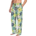 thumbnail image 1 of Picia Shell Clam Mens Soft Woven Cotton Elastic Waistband Sleep Pajama Pant Lounge Sleep Pant With Pockets And Drawstring-Small, 1 of 9