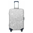 thumbnail image 1 of Picia Silver Glitter Luggage Protector Cover Thicken Suitcase Protector Cover Fit 18-32 Inch Luggage-Large, 1 of 9
