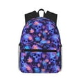 thumbnail image 1 of Picia Skull daisy purple Large Capacity Backpack Classic Style Backpack Casual Backpack Water-Resistant School Work Travel Outdoor Backpack, 1 of 8