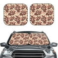 Picia Snake 2 Piece Car Windshield Sun Shade Foldable Foldable Sun
