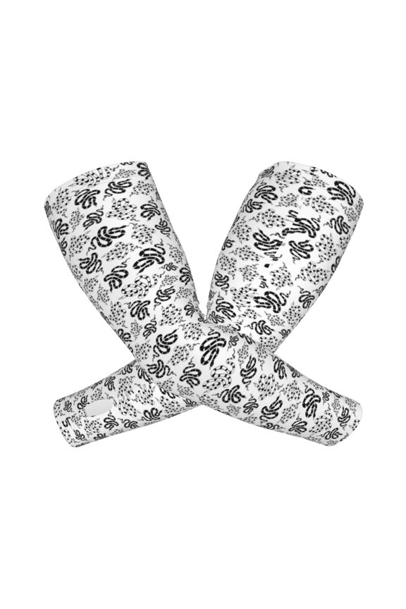 Snake Arm Sleeves for Men and Women - Tattoo Cover Up UPF 50+ Cooling Sports Sleeve for Basketball Golf Football-One Size