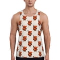 thumbnail image 1 of Picia Snake Around Heart Printed Men’s Performance Tank, Men's Workout Tank Top Moisture-Wicking Tank Top Muscle tee, Breathable Workout Shirt-Medium, 1 of 7
