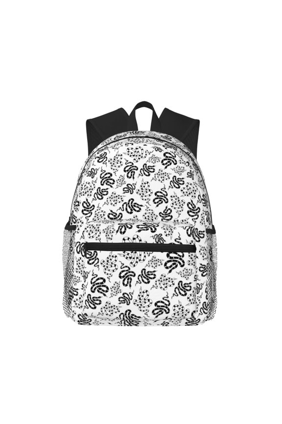 Snake Large Capacity Backpack Classic Style Backpack Casual Backpack Water-Resistant School Work Travel Outdoor Backpack