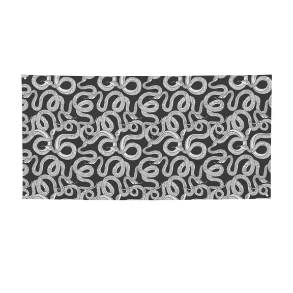 Picia Snake Pattern Party Banner, Festive Decoration, Holiday Banner, Celebration Decor, Event Banner, Reusable Party Banner-Medium