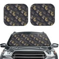 thumbnail image 1 of Picia Snake Sleep 2 Piece Car Windshield Sun Shade Foldable | Foldable Sun Shield for Front Window Blocks UV Rays and Keeps Your Vehicle Cool-Small, 1 of 7