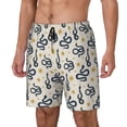 thumbnail image 1 of Picia Snake pattern Mens Swim Trunks with Compression Liner Stretch Beach Shorts Quick Dry with Zipper Pockets No-Chafing Board Shorts-Medium, 1 of 9