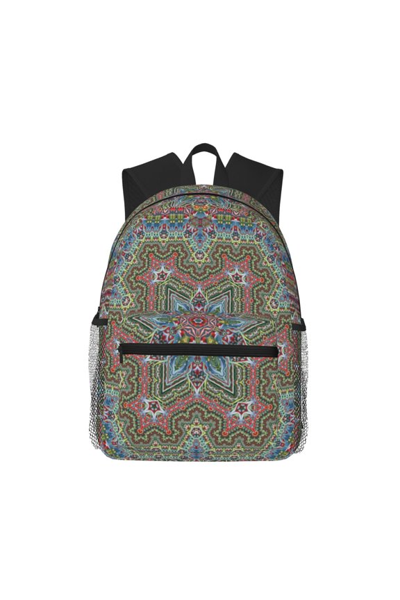 Snowflake Colorful Large Capacity Backpack Classic Style Backpack Casual Backpack Water-Resistant School Work Travel Outdoor Backpack