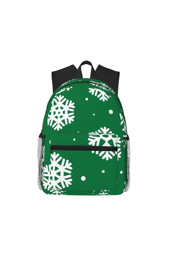 Snowflake Large Capacity Backpack Classic Style Backpack Casual Backpack Water-Resistant School Work Travel Outdoor Backpack
