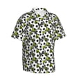 thumbnail image 1 of Picia Soccer and Football Gentle Cotton Regular Fit Short Sleeve Casual Hawaiian Shirt for Men-Small, 1 of 9