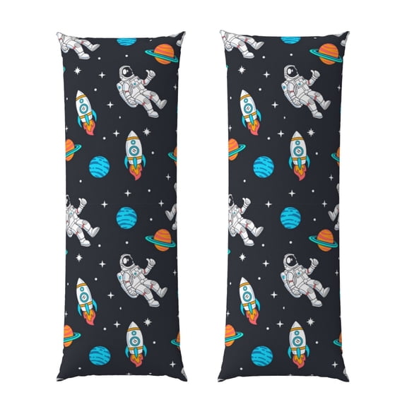 Picia Space Body Pillow Cover - Super Soft Microfiber 20x54 Body Pillow Case - Envelope Closure, Wrinkle, Stain Resistant Body Pillow Cover,Elegant Bedding