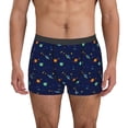 thumbnail image 1 of Picia Space Galaxy Pattern Men’s Boxer Briefs – Soft & Breathable Underwear, Stretchy & Comfortable Fit, Supportive Pouch Design, Moisture-Wicking-XX-Large, 1 of 5