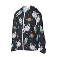 thumbnail image 1 of Picia Space Women's Men's UPF 50+ Sun Protection Hoodie Shirt Long Sleeve SPF Fishing Outdoor UV Hiking Lightweight Shirts-, 1 of 9