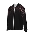 thumbnail image 1 of Picia Sparkling Pink Night Sky Women's Men's UPF 50+ Sun Protection Hoodie Shirt Long Sleeve SPF Fishing Outdoor UV Hiking Lightweight Shirts-X-Large, 1 of 9