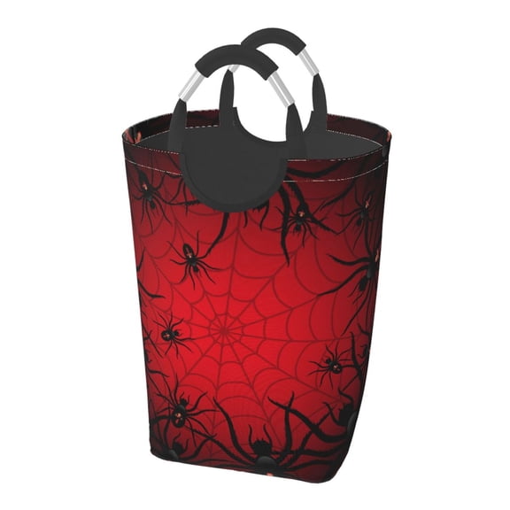 Picia Spiders On The Web And Space Laundry Basket With Handles Laundry Hamper Toys Storage Organizer Foldable Bucket Washing Bin Dirty Clothes Bag For Home Bathroom Bedroom Dorm