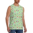thumbnail image 1 of Picia Spring Gnomes mens Cotton Tank Undershirts , Moisture-wicking Ribbed Tanks, Lightweight Cotton Tank Undershirts-Small, 1 of 8