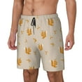 thumbnail image 1 of Picia Squirrel Animal pattern Mens Swim Trunks with Compression Liner Stretch Beach Shorts Quick Dry with Zipper Pockets No-Chafing Board Shorts-Medium, 1 of 9