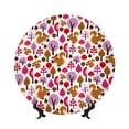 thumbnail image 1 of Picia Squirrel In The Forest Pattern Bone China Decorative Plate – Wall Decor with Stand and Adhesive, Elegant Ornament for Living Room, Office, or Entryway-7in, 1 of 6