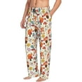 thumbnail image 1 of Picia Squirrel Nuts Mushroom Mens Soft Woven Cotton Elastic Waistband Sleep Pajama Pant Lounge Sleep Pant With Pockets And Drawstring-Medium, 1 of 9