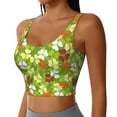 thumbnail image 1 of Picia St. Patrick's Day3 Sports Bra for Women,Padded Strappy Sports Bras Medium Support Yoga Bra with Removable Cups,Running Yoga Bra-, 1 of 8
