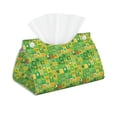 thumbnail image 1 of Picia St. Patrick's day Pattern Long Tissue Box Cover,PVC Leather Triangle Holder,Tissue Box Holder with Magnetic Bottom,Facial Paper Organizer Dispenser-7.9"X4.9"X4.5", 1 of 7