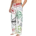 thumbnail image 1 of Picia Stamp Set Collection Mens Soft Woven Cotton Elastic Waistband Sleep Pajama Pant Lounge Sleep Pant With Pockets And Drawstring-XX-Large, 1 of 9