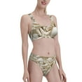 thumbnail image 1 of Picia Starfish and Sea Shells Women's High Waisted Bikini Scoop Neck Swimsuit Two Pieces Bathing Suit-Small, 1 of 8