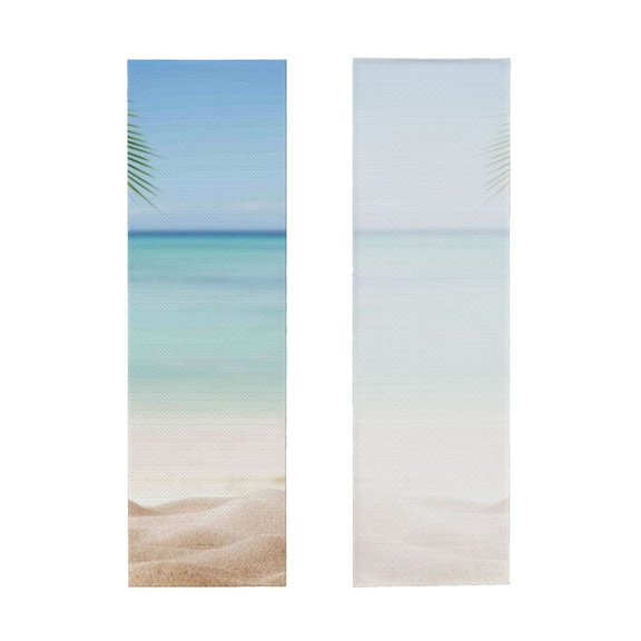 Picia Starfish in Beach Pattern Cooling Towels (40"x12") Cool Towel, Cold Towel, Microfiber Soft Breathable Chilly Ice Towel