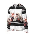 thumbnail image 1 of Picia Starfishes Shells Women's Men's UPF 50+ Sun Protection Hoodie Shirt Long Sleeve SPF Fishing Outdoor UV Hiking Lightweight Shirts-X-Large, 1 of 9