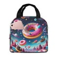 thumbnail image 1 of Picia Starry Sky Colorful Donut Printed Lunch box Lunch bag for Men Women Large Capacity Lunchbox Reusable Lunch Bags Insulated Lunch Bag Lunch Box Cooler, 1 of 1