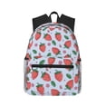 thumbnail image 1 of Picia Strawberries Large Capacity Backpack Classic Style Backpack Casual Backpack Water-Resistant School Work Travel Outdoor Backpack, 1 of 8