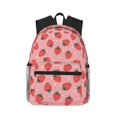 thumbnail image 1 of Picia Strawberries Large Capacity Backpack Classic Style Backpack Casual Backpack Water-Resistant School Work Travel Outdoor Backpack, 1 of 8