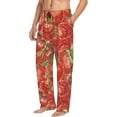 thumbnail image 1 of Picia Strawberry Mens Soft Woven Cotton Elastic Waistband Sleep Pajama Pant Lounge Sleep Pant With Pockets And Drawstring-Large, 1 of 9