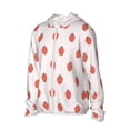 thumbnail image 1 of Picia Strawberry Women's Men's UPF 50+ Sun Protection Hoodie Shirt Long Sleeve SPF Fishing Outdoor UV Hiking Lightweight Shirts-XX-Large, 1 of 9