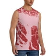 thumbnail image 1 of Picia Striped Meat mens Cotton Tank Undershirts , Moisture-wicking Ribbed Tanks, Lightweight Cotton Tank Undershirts-Small, 1 of 8