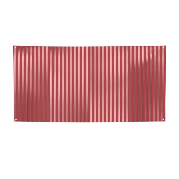 Picia Stripes Red White Pattern Party Banner, Festive Decoration, Holiday Banner, Celebration Decor, Event Banner, Reusable Party Banner-Small