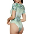 thumbnail image 1 of Picia Succulent Womens One Piece Swimsuits Modest Tummy Control Bathing Suits Lace Up Slimming Swim Suit-Medium, 1 of 9