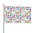 thumbnail image 1 of Picia Summer Printed Flag ,Summer Pattern Garden Flag Vertical Double,Yard Lawn Outdoor Decor 48x72", 1 of 9