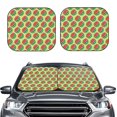 thumbnail image 1 of Picia Summer Watermelon 2 Piece Car Windshield Sun Shade Foldable | Foldable Sun Shield for Front Window Blocks UV Rays and Keeps Your Vehicle Cool-, 1 of 7
