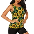 thumbnail image 1 of Picia Sunflower 1 Pattern Women's Workout Tank Top,Breathable Activewear,Slim Fit Athletic Top,Versatile Workout Moisture-wicking top-X-Large, 1 of 9