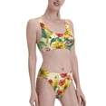 thumbnail image 1 of Picia Sunflower Cornflower Poppy Women's High Waisted Bikini Scoop Neck Swimsuit Two Pieces Bathing Suit-XX-Large, 1 of 8