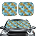 thumbnail image 1 of Picia Sunflowers 2 Piece Car Windshield Sun Shade Foldable | Foldable Sun Shield for Front Window Blocks UV Rays and Keeps Your Vehicle Cool-Medium, 1 of 7