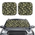 thumbnail image 1 of Picia Sunflowers 2 Piece Car Windshield Sun Shade Foldable | Foldable Sun Shield for Front Window Blocks UV Rays and Keeps Your Vehicle Cool-, 1 of 7
