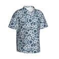 thumbnail image 1 of Picia Sunflowers Gentle Cotton Regular Fit Short Sleeve Casual Hawaiian Shirt for Men-Large, 1 of 9