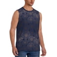 thumbnail image 1 of Picia Sunflowers mens Cotton Tank Undershirts , Moisture-wicking Ribbed Tanks, Lightweight Cotton Tank Undershirts-Small, 1 of 8