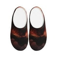thumbnail image 1 of Picia Sunset Blossoms Phoenix Perch for Women's Lamb-hug Comfy Fleece House Slippers Memory Foam, Slip-on House Shoes Indoor Outdoor-35/36, 1 of 7