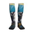 thumbnail image 1 of Picia Sunset Sunflower Dog Printed Sports Compression Socks - 15-20mmHg Graduated Compression, High-Performance Soft and Breathable Socks for Men and Women, 1 of 5