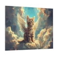 thumbnail image 1 of Picia Sunshine Cloud Cute Cat Pattern Decorative Picture – Unique Wall Art, Modern Canvas Print for Trendy Interiors (Horizontal), 1 of 6