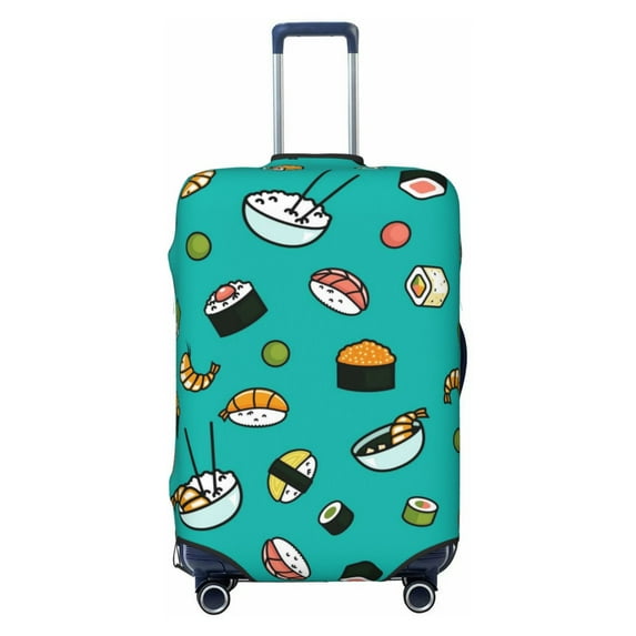 Picia Sushi Luggage Protector Cover Thicken Suitcase Protector Cover Fit 18-32 Inch Luggage-Medium