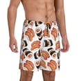 thumbnail image 1 of Picia Sushi Roll Pajama Shorts for Men, Men's Pajama Bottoms, Sleepwear,Short Pajama Pants-Small, 1 of 9
